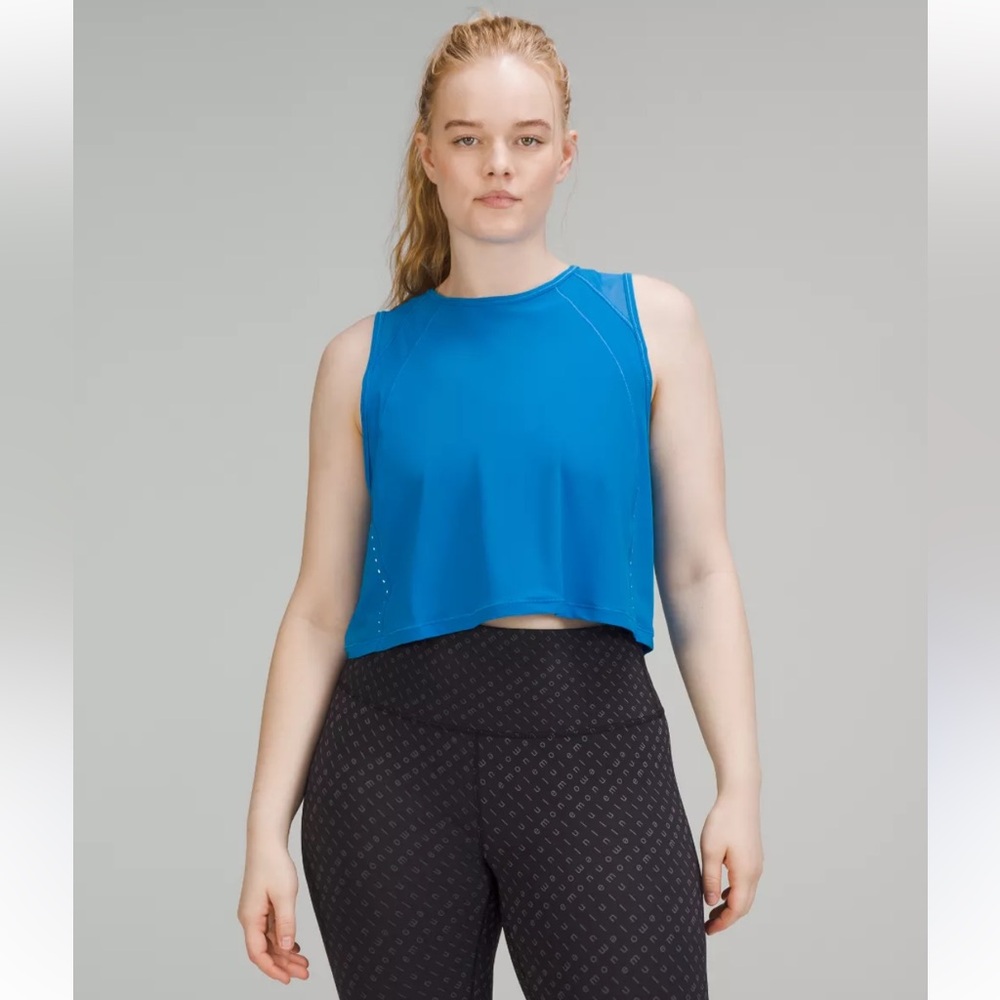 Lululemon Sculpt Cropped Tank Top with Back Vent